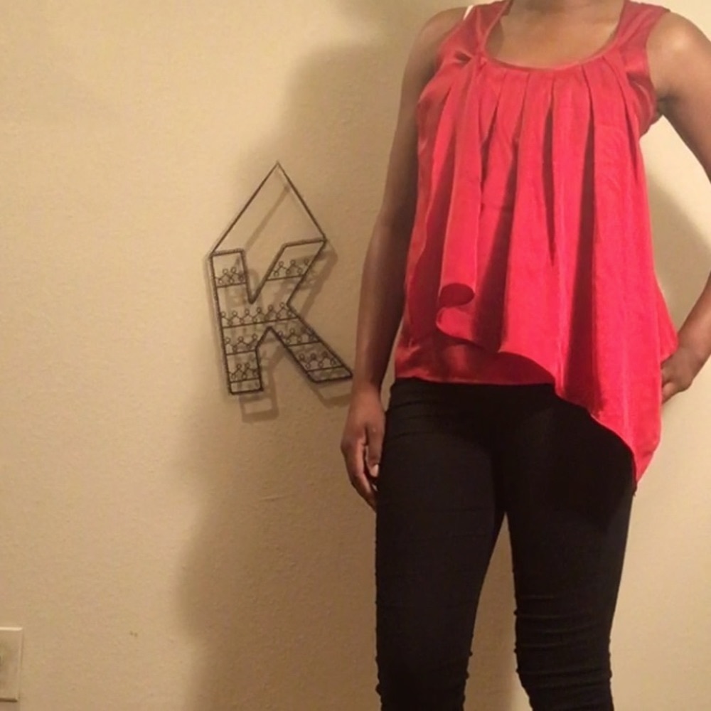 Red tank top